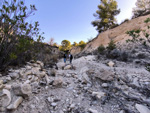    Afloramiento de marcasitas, Rambla en finca La Canyaeta Blanca, Agost, Alicante