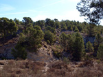    Afloramiento de marcasitas, Rambla en finca La Canyaeta Blanca, Agost, Alicante