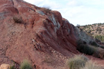    Afloramiento de Aragonito. Loma Bada. Petrer. Alicante