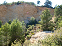 Mina Francés. Barranco de Pilatos. Losa del Obispo. Valencia 