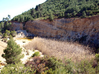 Mina Francés. Barranco de Pilatos. Losa del Obispo. Valencia 