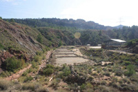 Salinas de San Javier. Barranco del Tollo. Cofrentes. Valencia