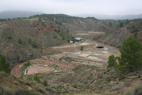 Salinas de San Javier. Barranco del Tollo. Cofrentes. Valencia