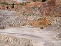 Explotación de Yeso Las Amoladoras. Verdegas. Alicante   