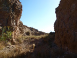 Grupo Mineralógico de Alicante. Explotaciones de yesos. Loma de las Indias. La Alcoraia. Alicante