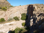 Grupo Mineralógico de Alicante.  Explotaciones de yesos. Loma de las Indias. La Alcoraia. Alicante 