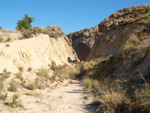 Grupo Mineralógico de Alicante. Explotaciones de yesos. Loma de las Indias. La Alcoraia. Alicante 