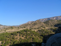 Cantera de doleritas. Orcheta. Alicante