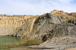 Canteras de arcilla el Pla. Agost.  Alicante