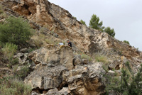 Explotaciones de áridos y yesos. Cabezo del Polavar. Villena 