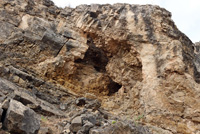 Explotaciones de áridos y yesos. Cabezo del Polavar. Villena 