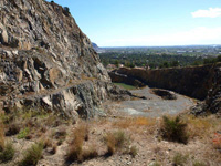 Cantera de Metabasitas EL Oriolet. Orihuela. Alicante 