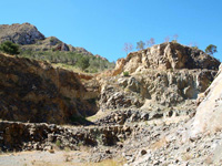 Cantera de Metabasitas EL Oriolet. Orihuela. Alicante          