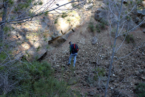 Explotación de ofitas. Sierra de Olta. Benisa.         