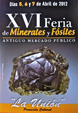 GMA. XVI Feria de Minerales y Fósiles de la Unión