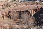 Dolomita.  Cantera Alabastre. Cañada del Fenollar. Alicante