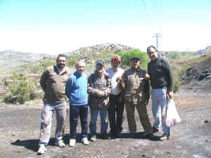 Loas participantes en la excursion.