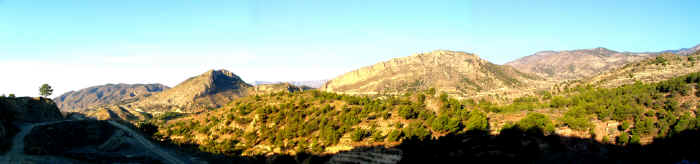 Panoramica desde la cantera.