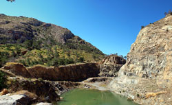 Cantera de Metabasitas.  Orihuela. Alicante