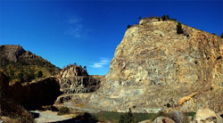 Cantera de Metabasitas.  Orihuela. Alicante