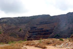 Grupo Mineralógico de Alicante. Corta Emilia. Distrito Minero de Cartagena la Unión