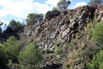 Grupo Mineralógico de Alicante. Explotación de ofitas en la Sierra de Oltra. Calpe.  Alicante   