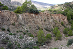 Grupo Mineralógico de Alicante. Explotación de ofitas en la Sierra de Oltra. Calpe.  Alicante   