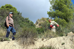 Grupo Mineralógico de Alicante. Explotación de ofitas en la Sierra de Oltra. Calpe.  Alicante   