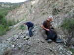 Grupo Mineralógico de Alicante. Explotación de ofitas en la Sierra de Oltra. Calpe.  Alicante  