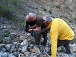 Grupo Mineralógico de Alicante. Explotación de ofitas en la Sierra de Oltra. Calpe.  Alicante  