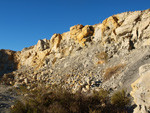 Grupo Mineralógico de Alicante.Explotación de áridos Casablanca. San Vicente del Raspeig.  Alicante