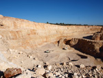 Grupo Mineralógico de Alicante. Explotación de Áridos. Enguera. Comarca Canal de Navarres. Valencia  