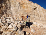 Grupo Mineralógico de Alicante.  Explotación de Áridos. Enguera. Comarca Canal de Navarres. Valencia 