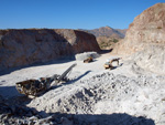 Grupo Mineralógico de Alicante. Explotación de yeso Las Viudas I. La Alcoraia. Alicante  