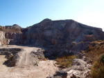 Grupo Mineralógico de Alicante. Explotación de yeso Las Viudas I. La Alcoraia. Alicante