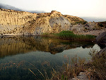 Grupo Mineralógico de Alicante. Canteras de arcilla situadas en la Zona del Pla, junto a la siera de los Tajos. Agost. Alicante