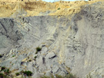 Grupo Mineralógico de Alicante. Canteras de arcilla situadas en la Zona del Pla, junto a la siera de los Tajos. Agost. Alicante