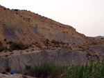 Grupo Mineralógico de Alicante.Canteras de arcilla situadas en la Zona del Pla, junto a la siera de los Tajos. Agost. Alicante 