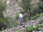 Grupo Mineralógico de Alicante. Cantera Barranco de la Mola. Sierra de Olta, Calpe. Alicante