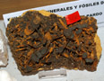 XXI Feria de Minerales de la Unión. Stand de Juan José Martínez Pardo