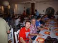 Minerales Monteluz. Comida entre los asistentes a la  Mesa de Minerales de Monteluz. bEAS DE gRANADA. 11 jUNIO 2016